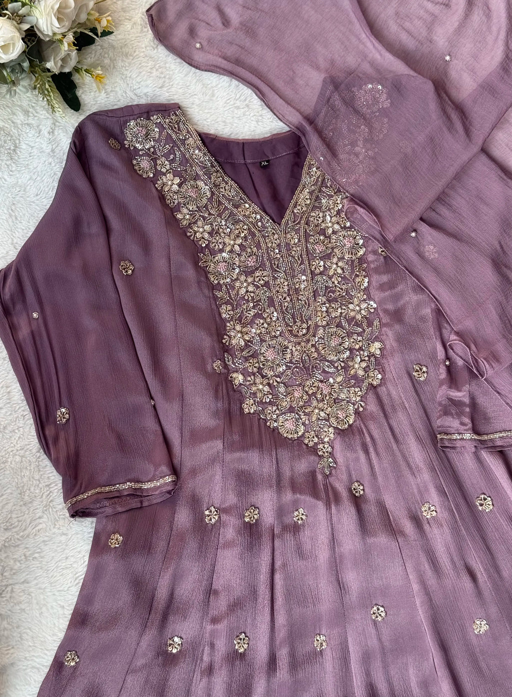 Chinnon premium hand work gown