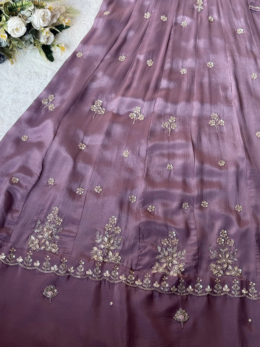 Chinnon premium hand work gown - AV0005