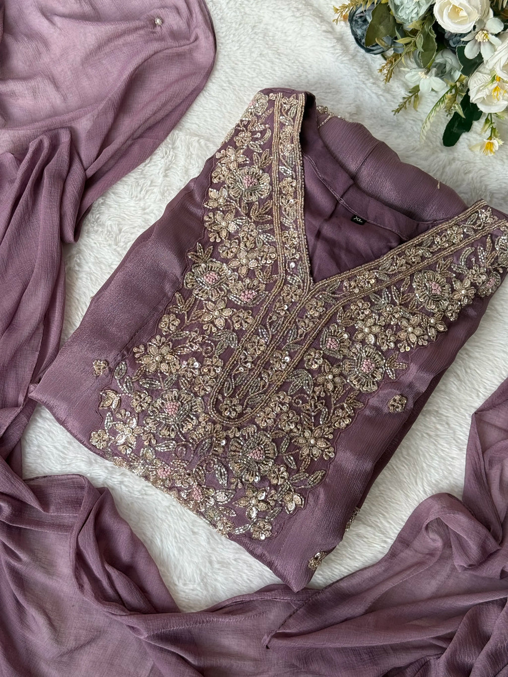 Chinnon premium hand work gown