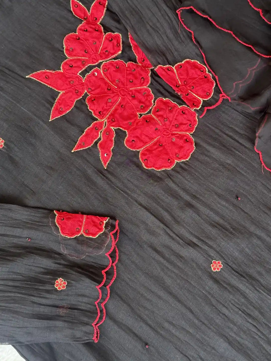 Mul chanderi A-line suit - AV0012