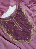 Velvet patch work suit set - AV0007