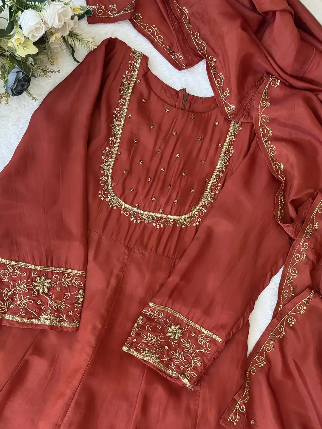 Designer premium anarkali set - AV0009